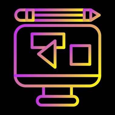 Prototip Simgesi, Vektör İllüstrasyonu 