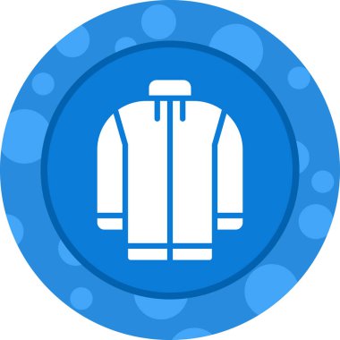 Örtü ceketli web vektör simgesi