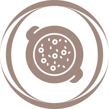 Güveç. Web simgesi basit illüstrasyon