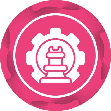 Veri Stratejisi simgesi vektör illüstrasyonu