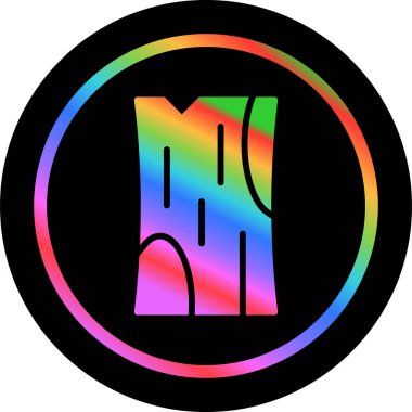 Tahta. Web simgesi basit illüstrasyon