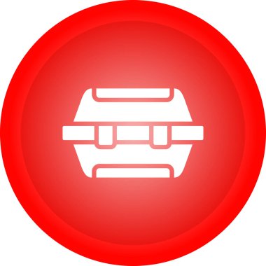 Alet çantası. Web simgesi basit tasarım 