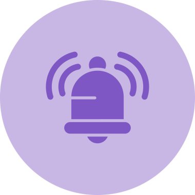 Çan simgesi web basit illüstrasyon