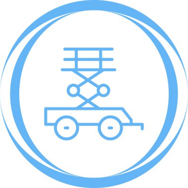 Makas Kaldırma simgesi vektör illüstrasyonu    