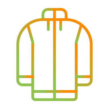 Örtü ceketli web vektör simgesi