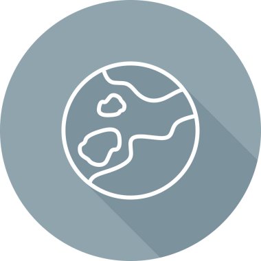 Küresel simge vektör illüstrasyonu 