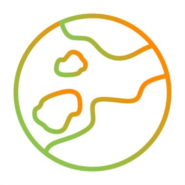 Küresel simge vektör illüstrasyonu 