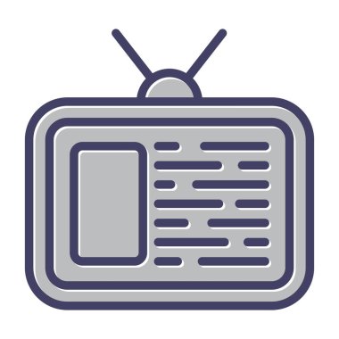 tv simge vektör çizim