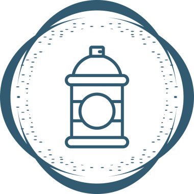 Sprey Kutusu simgesi, basit illüstrasyon