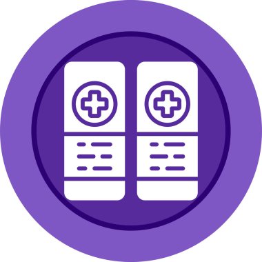 dizinler web simgesi vektör illüstrasyonu