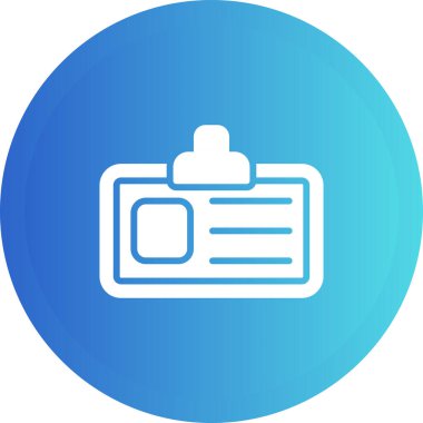 Kartvizit simgesinin vektör illüstrasyonu 