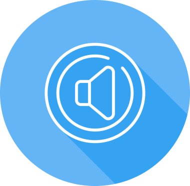 Spike Circle simgesi, vektör illüstrasyonu 