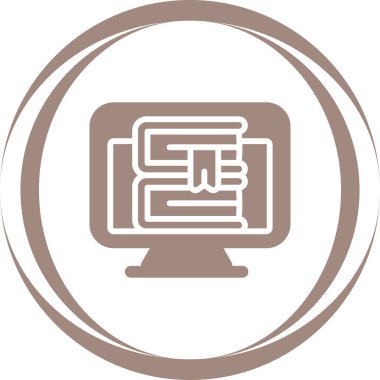 Bilgisayar web simge vektör çizim