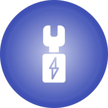 Kablo Terminalleri simgesinin vektör illüstrasyonu