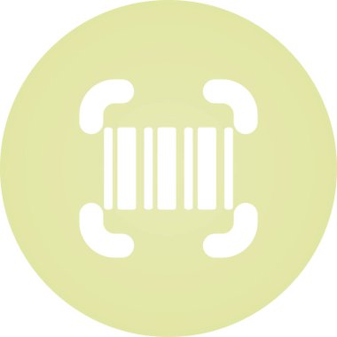 Barkod Tarayıcı simgesinin vektör çizimi 