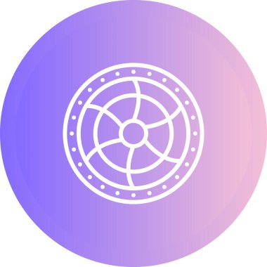 Daha serin ağ simgesi vektör illüstrasyonu