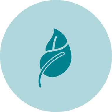 Yaprak Web illüstrasyon tasarım logosu