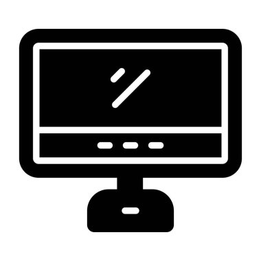 masaüstü web simgesi vektör çizimi