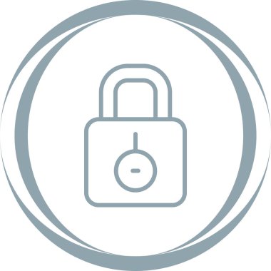 kilit simgesi, vektör illüstrasyonu  