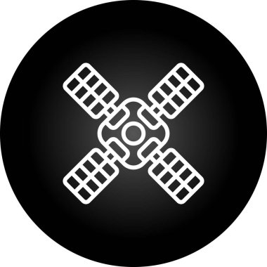 uydu simgesi web illüstrasyonu