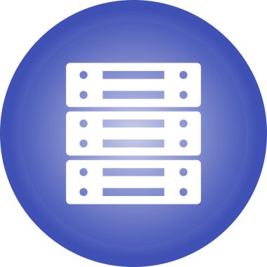 Sunucu web simgesi, vektör çizim