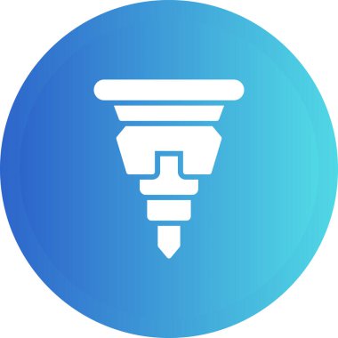 Matkap logosu. Vektör illüstrasyonu