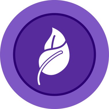 Yaprak Web illüstrasyon tasarım logosu