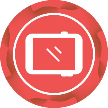 Tablet modern simgesinin vektör illüstrasyonu