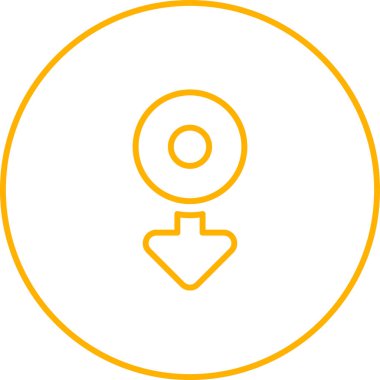 ok web simgesi, vektör çizim