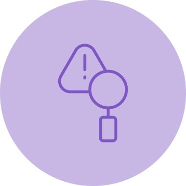 Araştırma simgesinin vektör illüstrasyonu