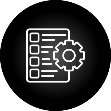 Dosya simgesinin vektör illüstrasyonu 