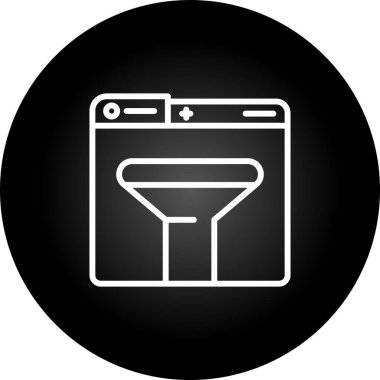 Huni ağ simgesi vektör illüstrasyonu 