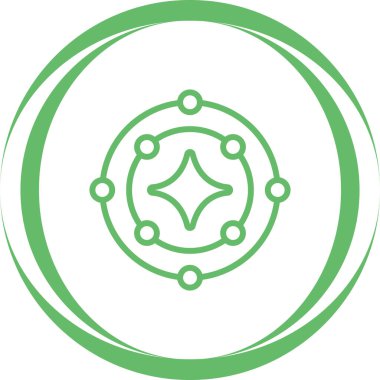 Yıldız simgesinin vektör illüstrasyonu