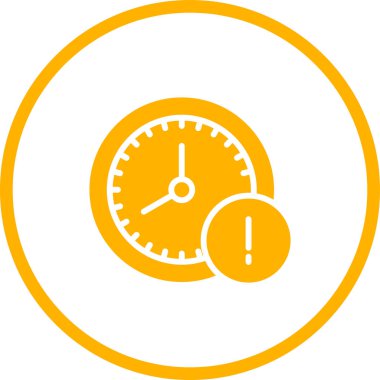 Anımsatıcının modern ünlem simgesi ile vektör illüstrasyonu