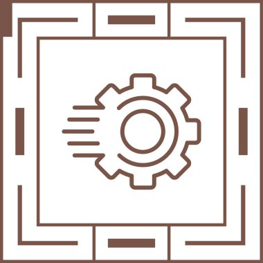 Beyaz arkaplanda hızlı yanıt simgesi izole edildi 