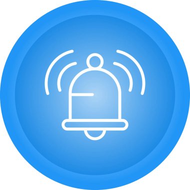 Çan simgesi web basit illüstrasyon