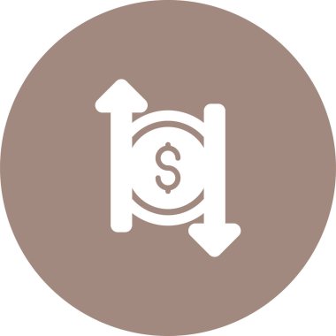 maliyet web simgesi vektör illüstrasyonu