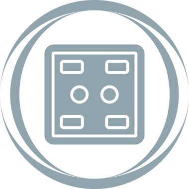 soket simgesi web basit illüstrasyon