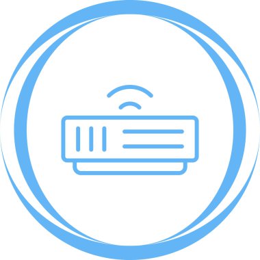 Modem simgesi web basit illüstrasyon