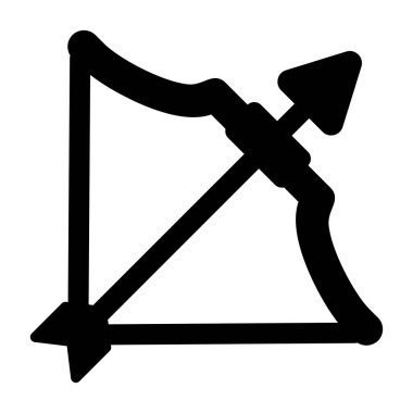 Aşk oku. Web simgesi basit illüstrasyon