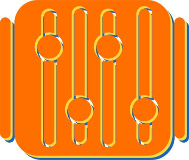 Kaydırma simgesi, beyaz arkaplanda izole edilmiş web simgesi 