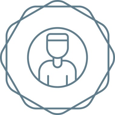 kullanıcı avatar simgesi vektör çizimi