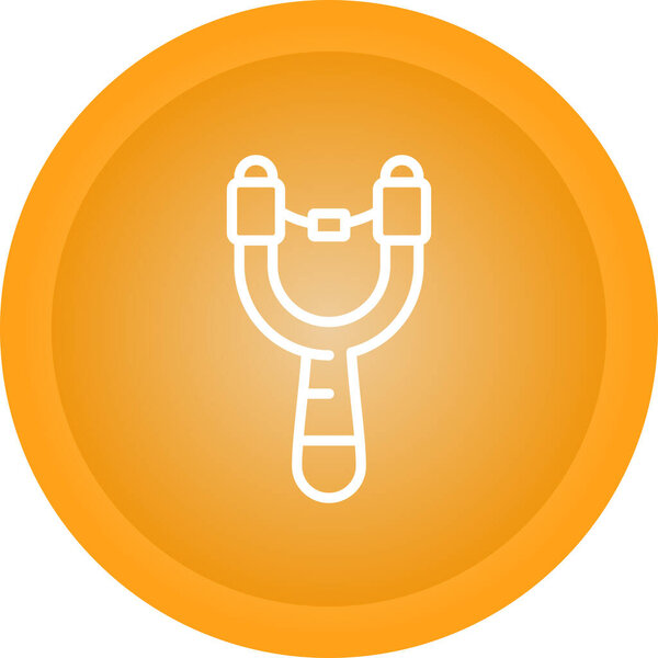 векторная иллюстрация значка рогатки