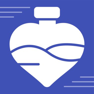 iksir web simgesi, basit vektör illüstrasyonu