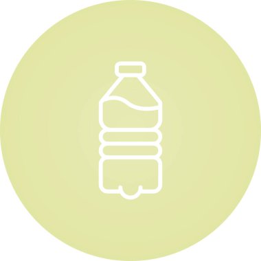 Şişe simgesinin vektör illüstrasyonu