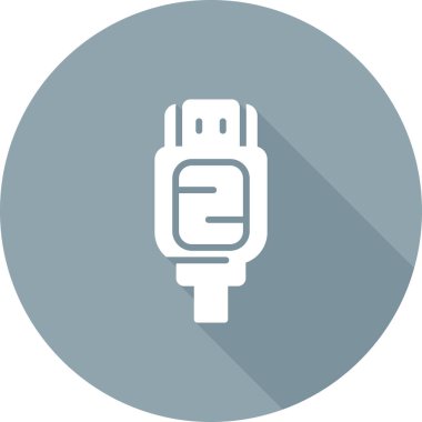 hdmi simgesi, web tasarımı için resimleme