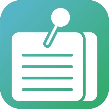 Yapışkan Notlar İmza Çizim Vektörü izole edildi. Not Simgesi. Bellek Simgesi