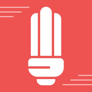 ampul simgesi modern basit illüstrasyon 