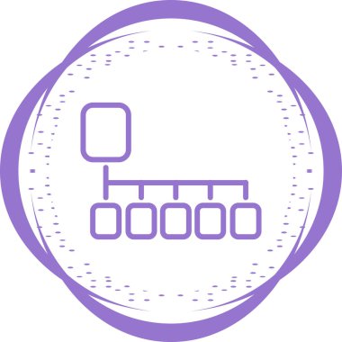 Kart Sıralama Web simgesi vektör çizimi