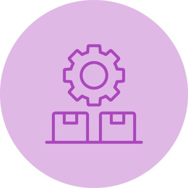 makine simgesi, vektör illüstrasyonu 